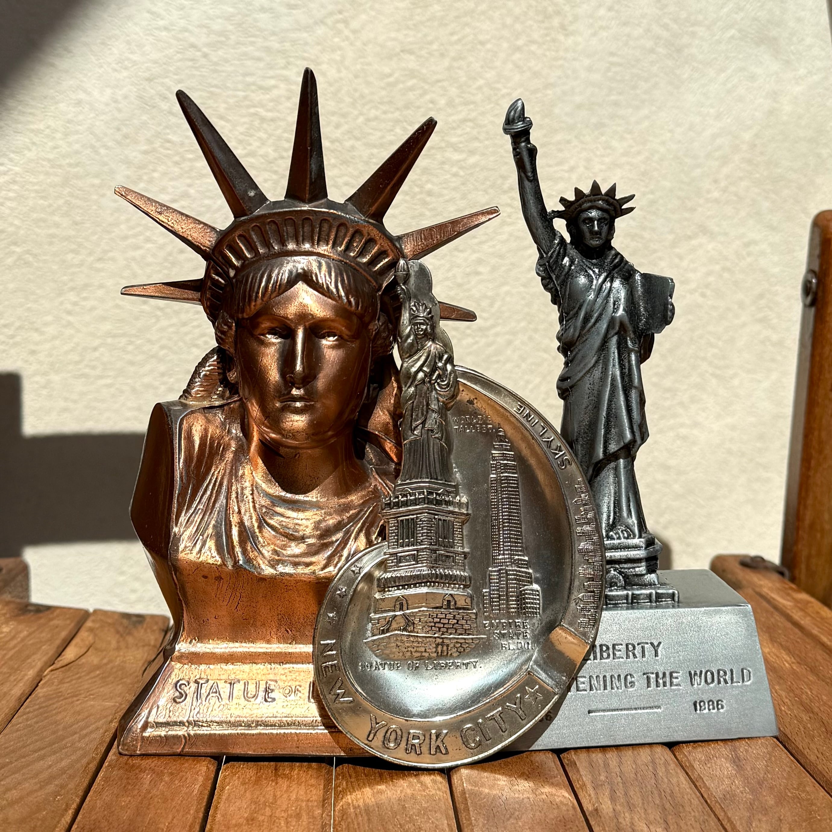 Vintage Souvenir Ashtray （NEW YORK CITY）ニューヨーク 自由の女神