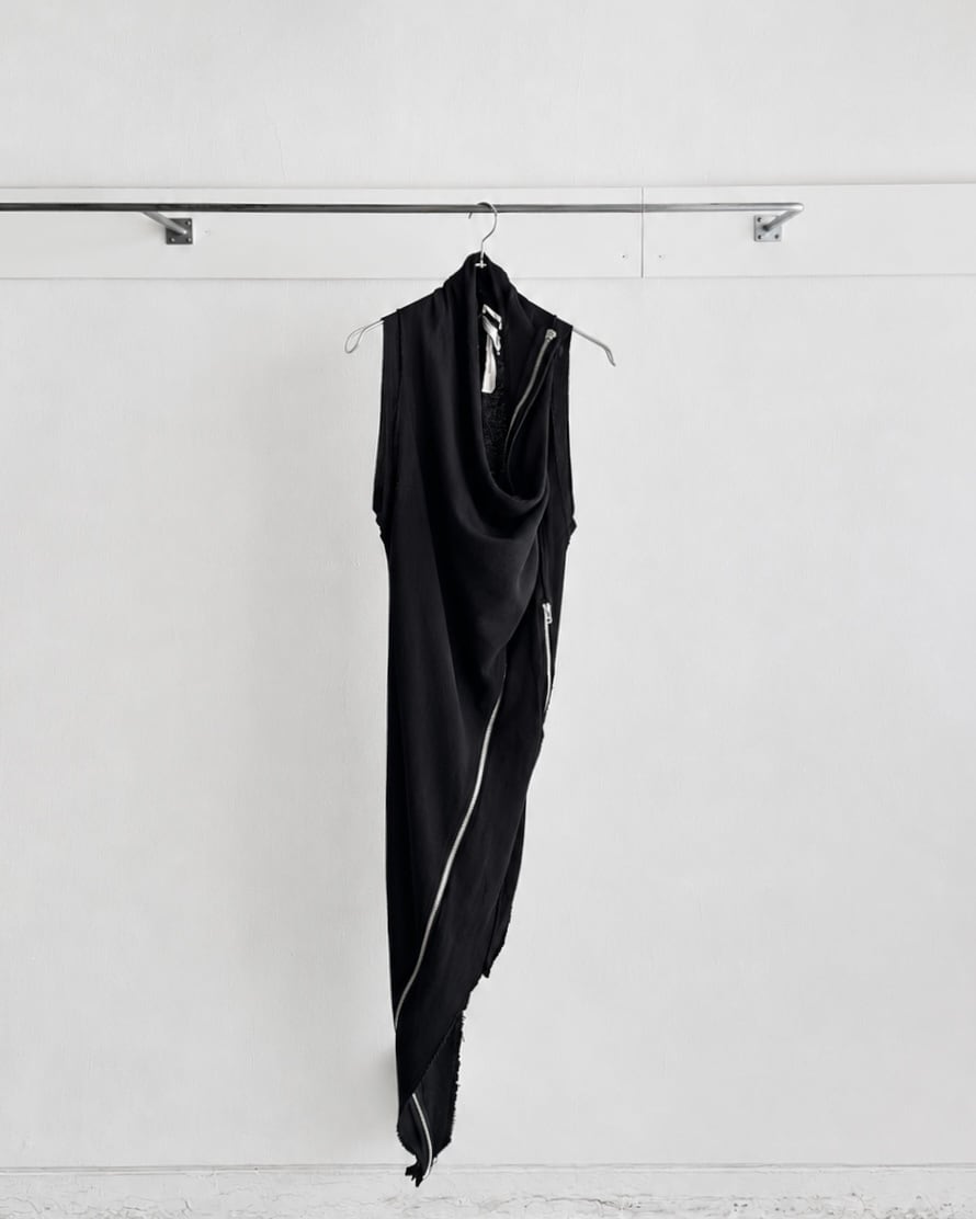 2010s THE BLACK LINE by BARBARA I GONGINI - cotton riders vest