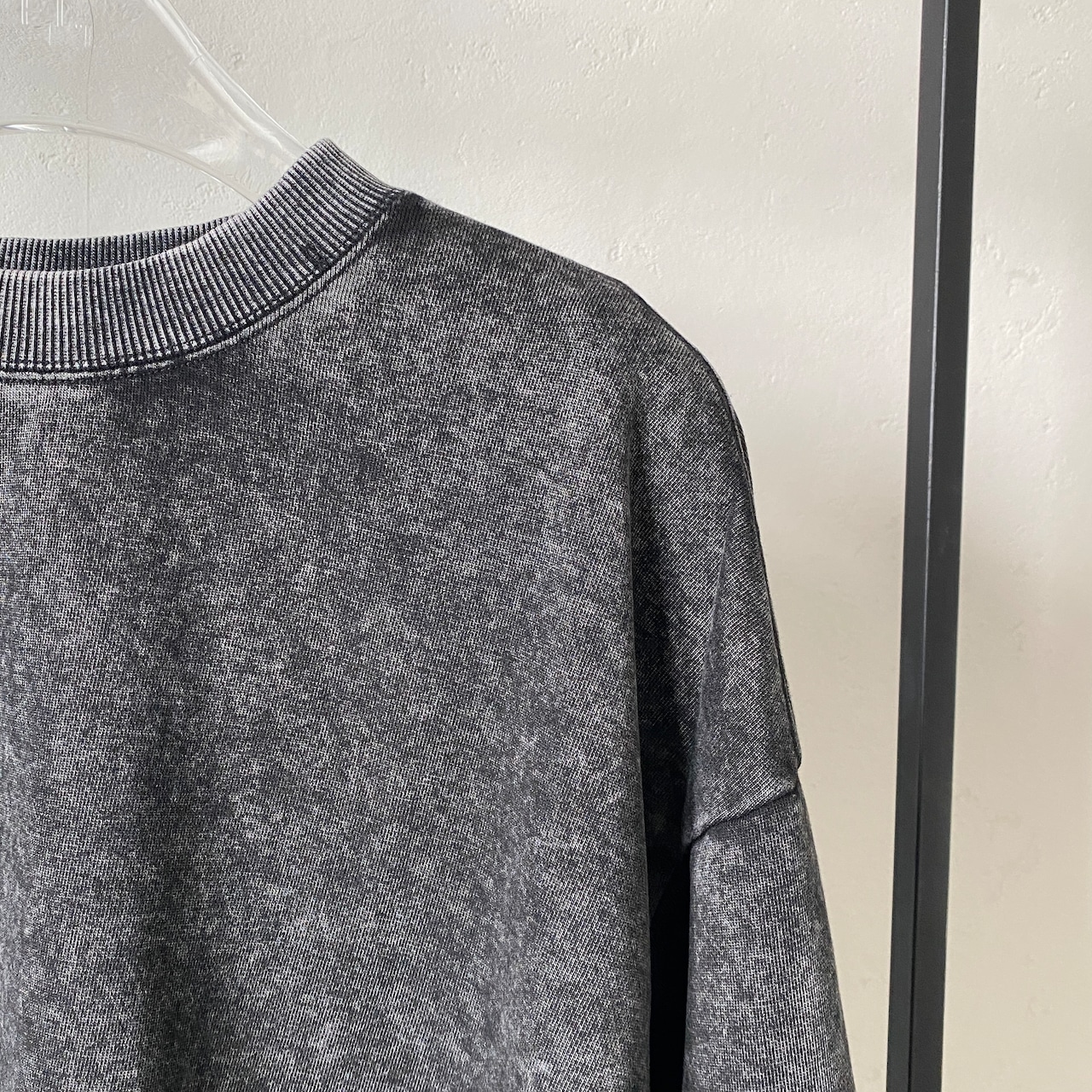 【受注予約:10月中旬入荷予定】ヴィンテージウォッシュオーバーSW/ブラック