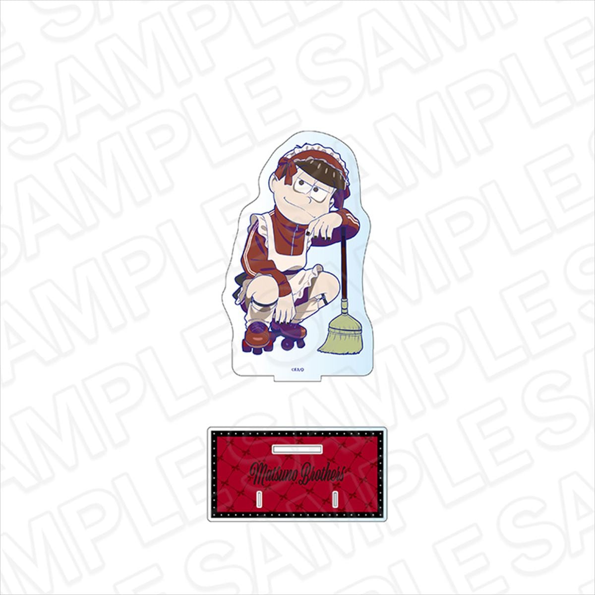 おそ松さん　カラ松　大量　まとめ売り　アクリルスタンド　缶バッジ　ジャージメイド おそ松さん リボン付きデカアクリルスタンド カラ松 ジャージメイド