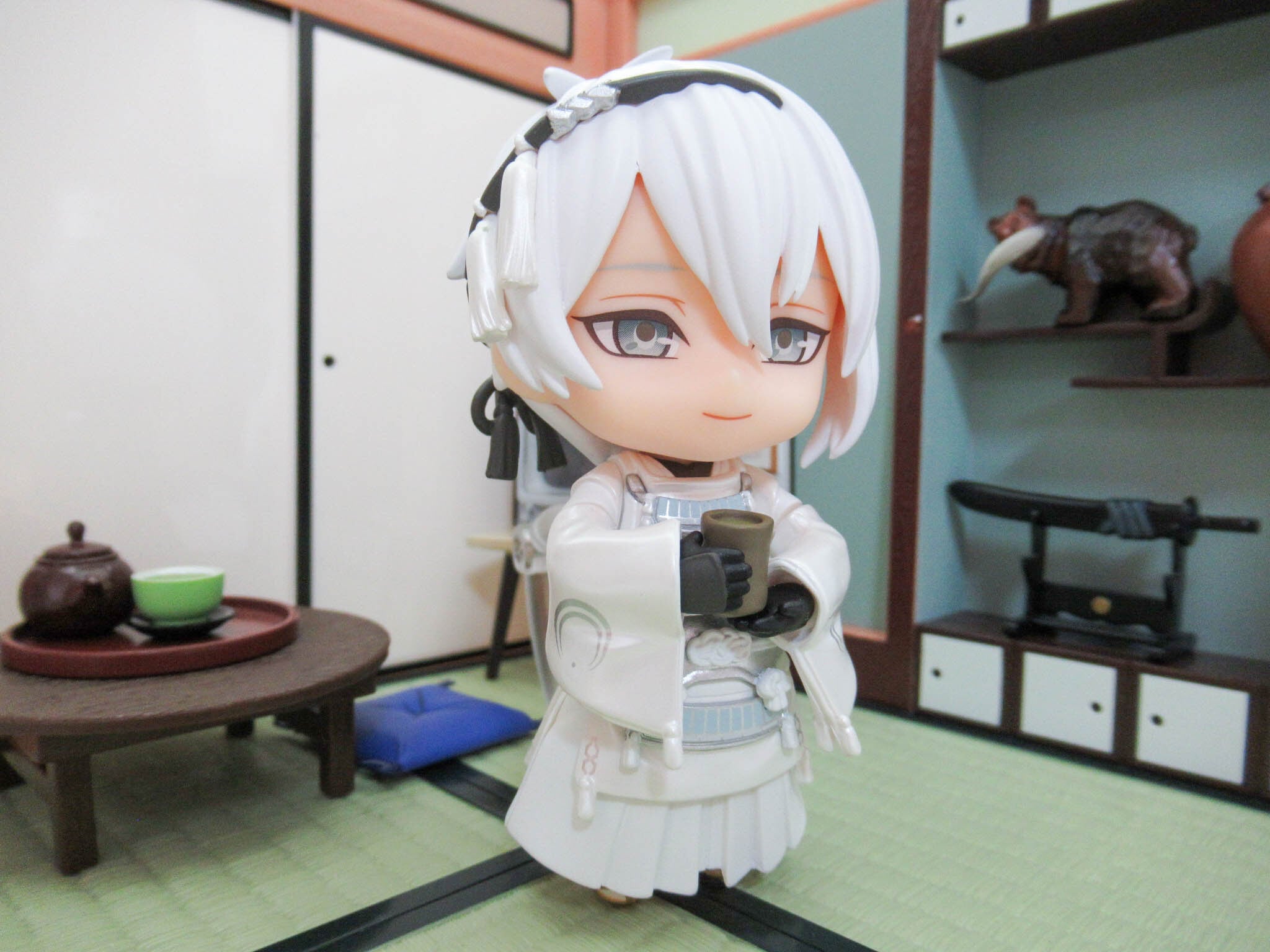 SALE】【1549】 白い三日月宗近 顔パーツ 普通 ねんどろいど | ホビー