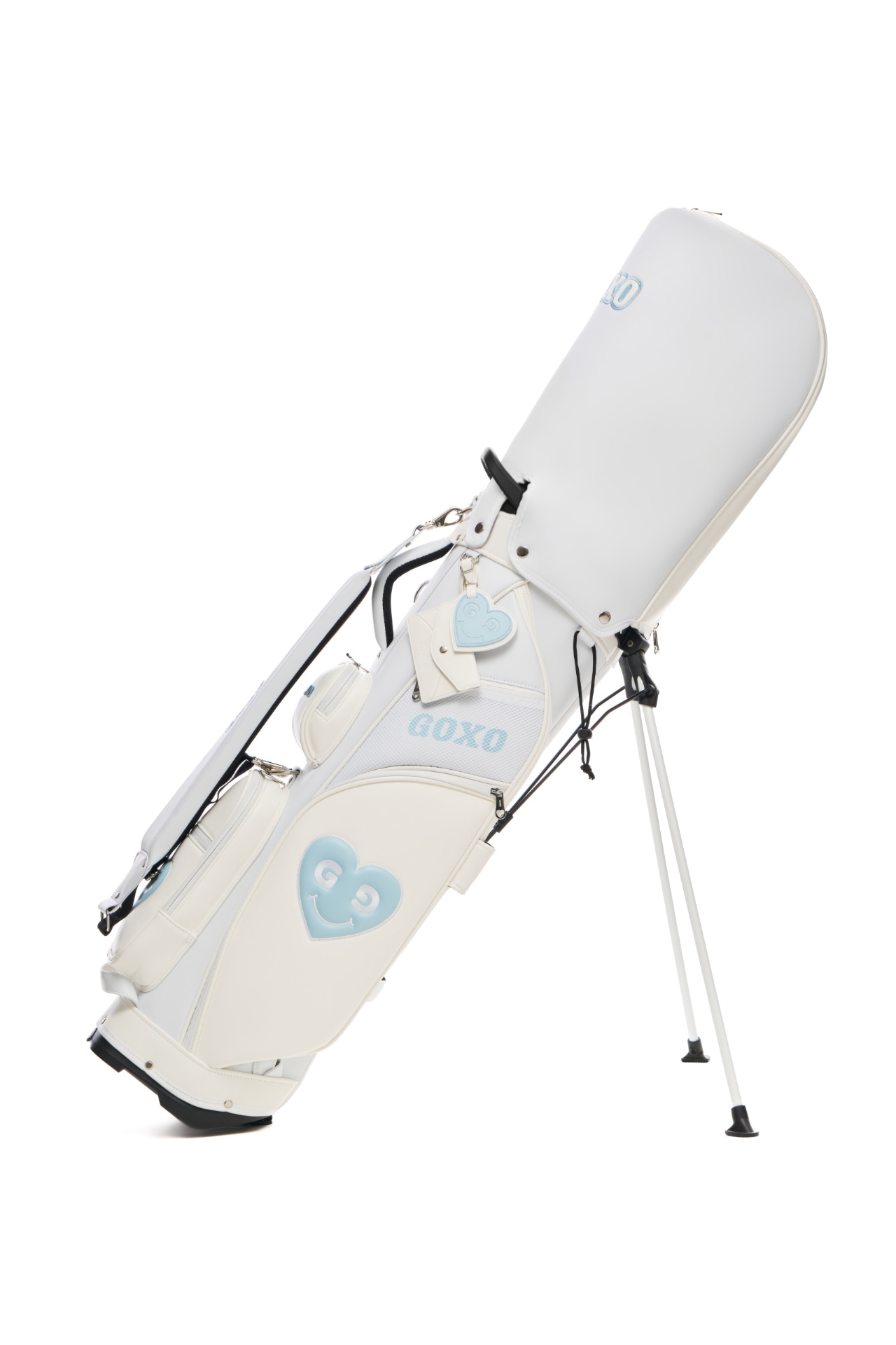 GOXO ゴーエックスオー スマイルハート軽量スタンドバック スカイブルー