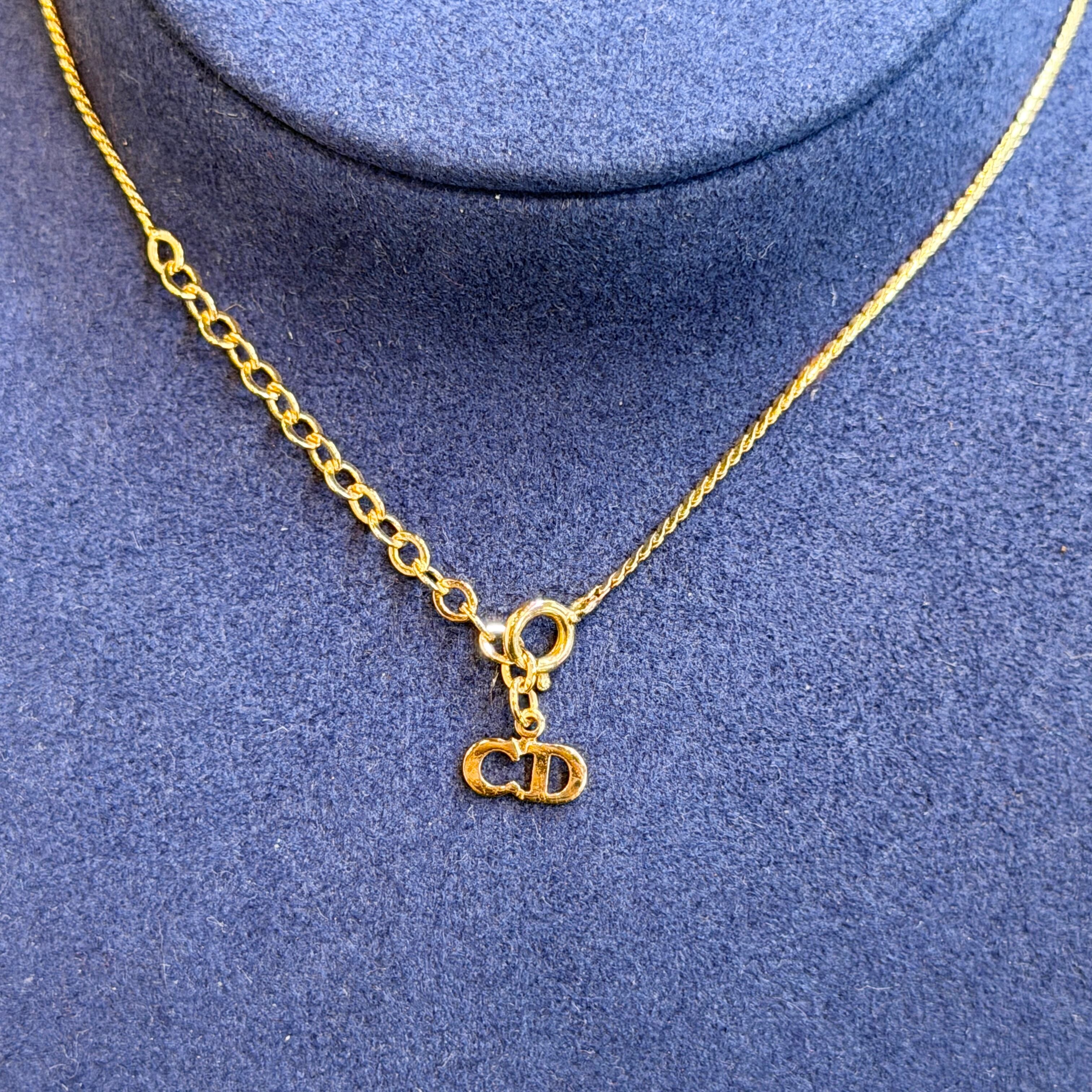 Christian Dior CD necklace | CHIMI VINTAGE