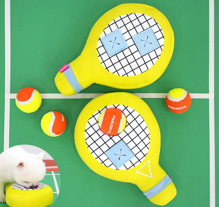 tennis multi toy / ノーズワーク ペット 犬 おもちゃ ボール シャカシャカ 知育玩具 nose work おやつ隠し 可愛い わんちゃん ストレス解消 toy カシャカシャ