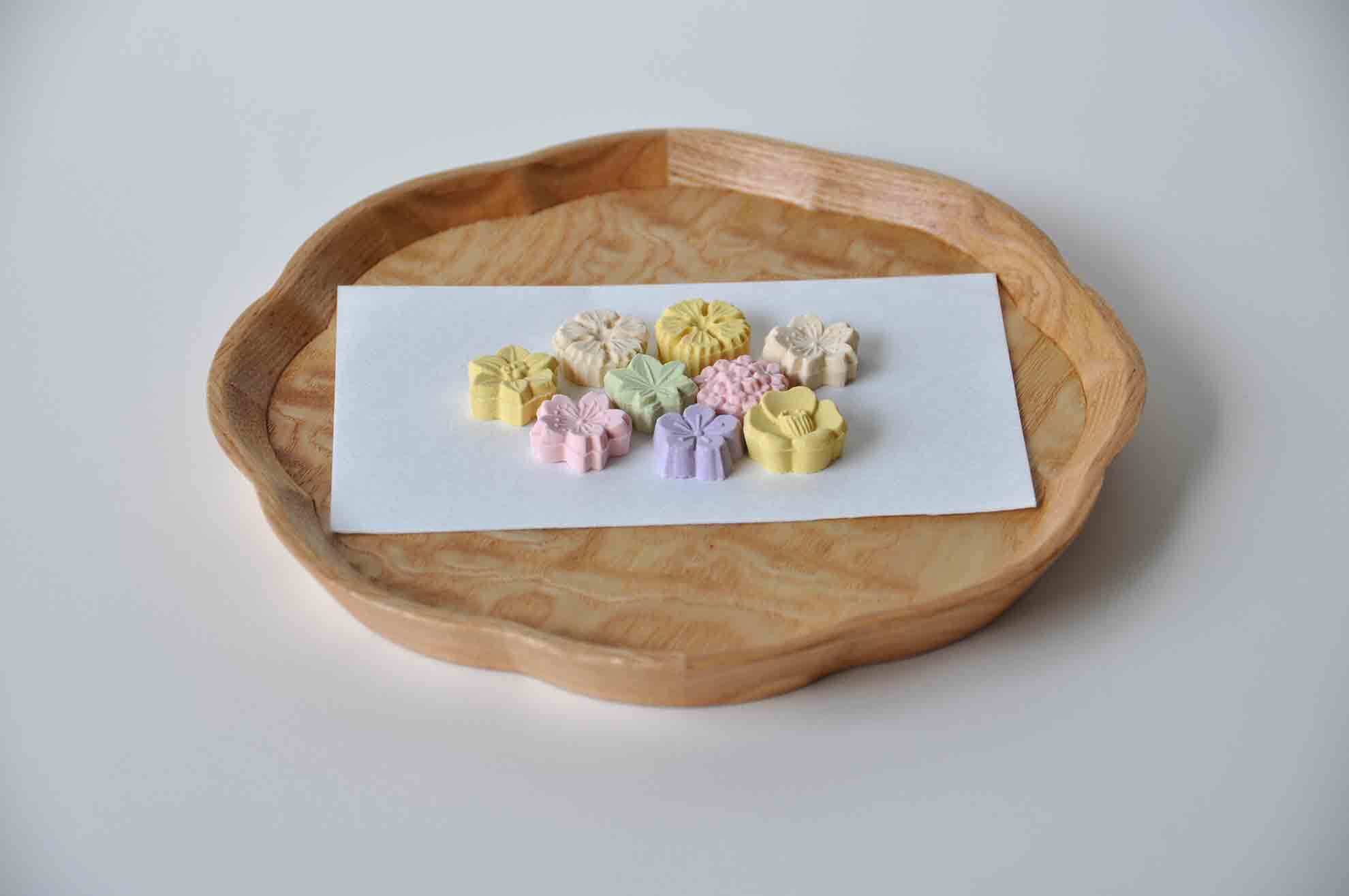 華トレー タモ玉杢×タモ | 市川木工SHOP