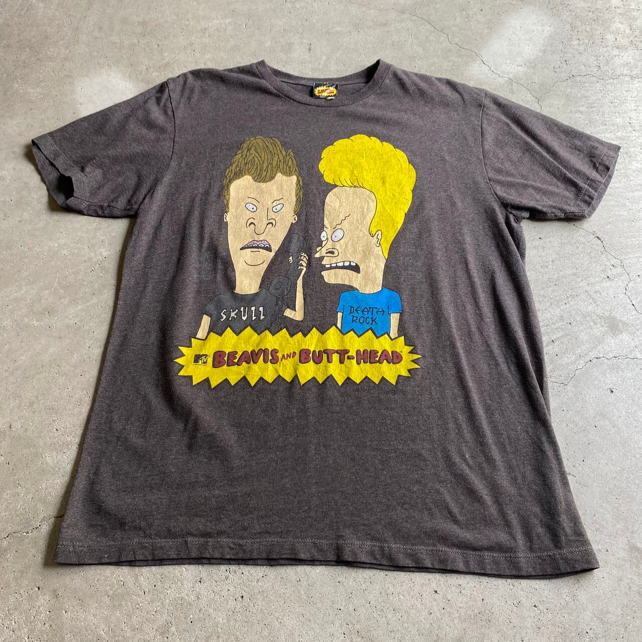 Beavis And Butt Head ビーバスアンドバットヘッド アニメ キャラクタープリントtシャツ メンズl 古着 チャコールグレー 灰色 Tシャツ Ss27 Cave 古着屋 公式 古着通販サイト Beavis And Butt Head ビーバスアンドバットヘッド アニメ キャラクタープリントtシャツ メンズl 古着 チャコールグレー 灰色 Tシャツ Ss27 Cave 古着屋 公式 古着通販サイト