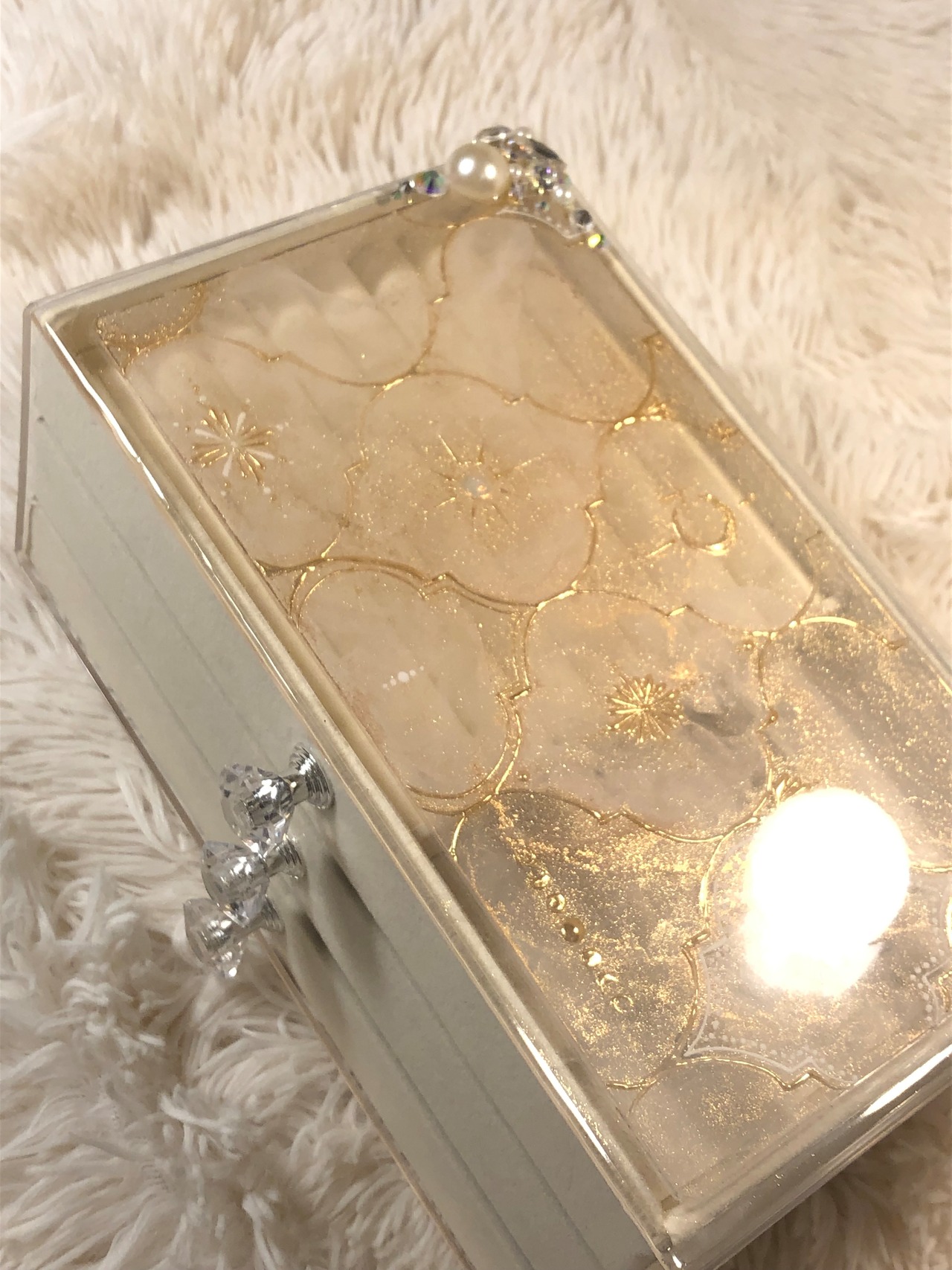 ジュエリーBOX  モロッカンジュエリー　ビジュー付き