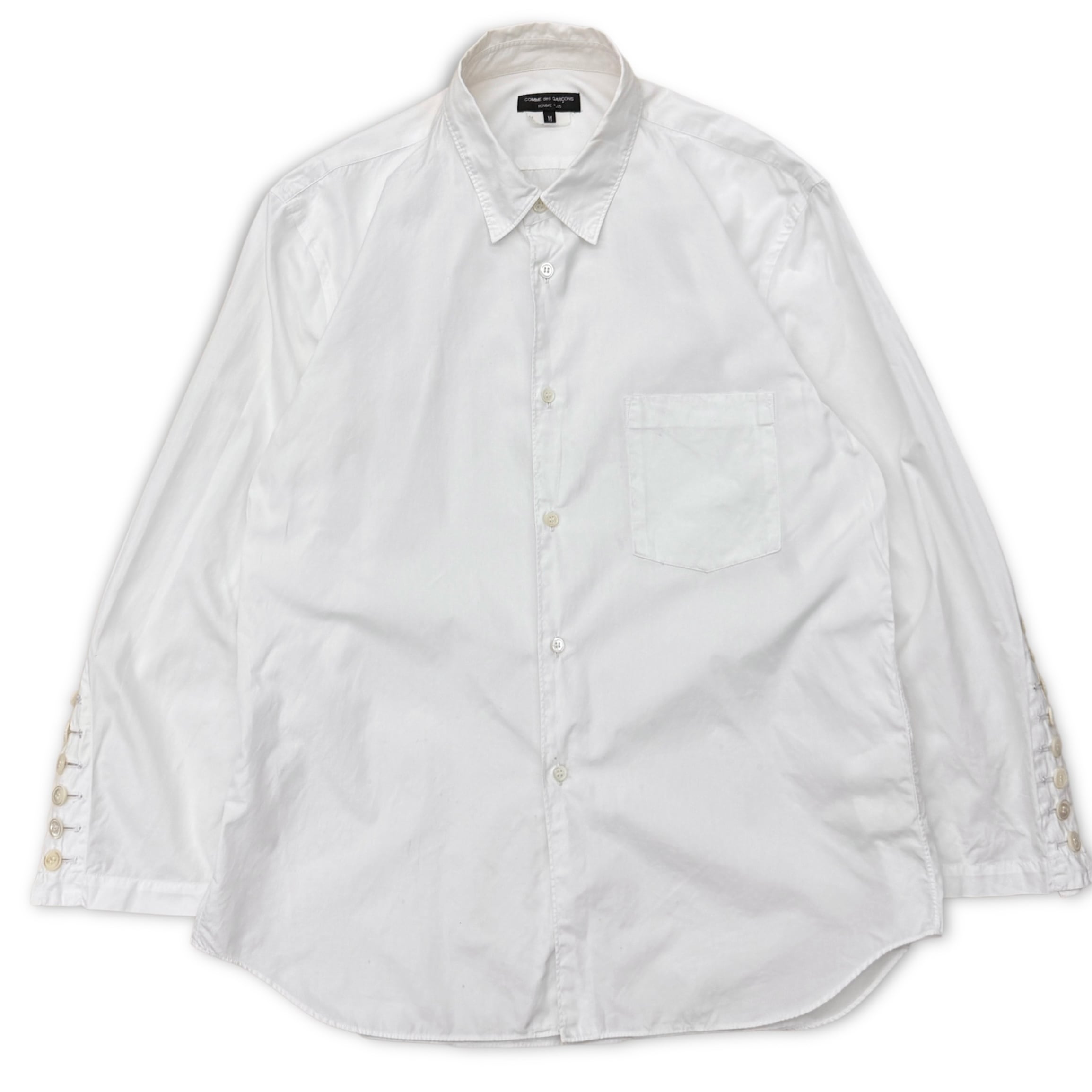 COMME des GARCONS HOMME PLUS ホワイトシャツ99aw Comme des Garçons homme plus】 shirt コムデギャルソンオムプリュス