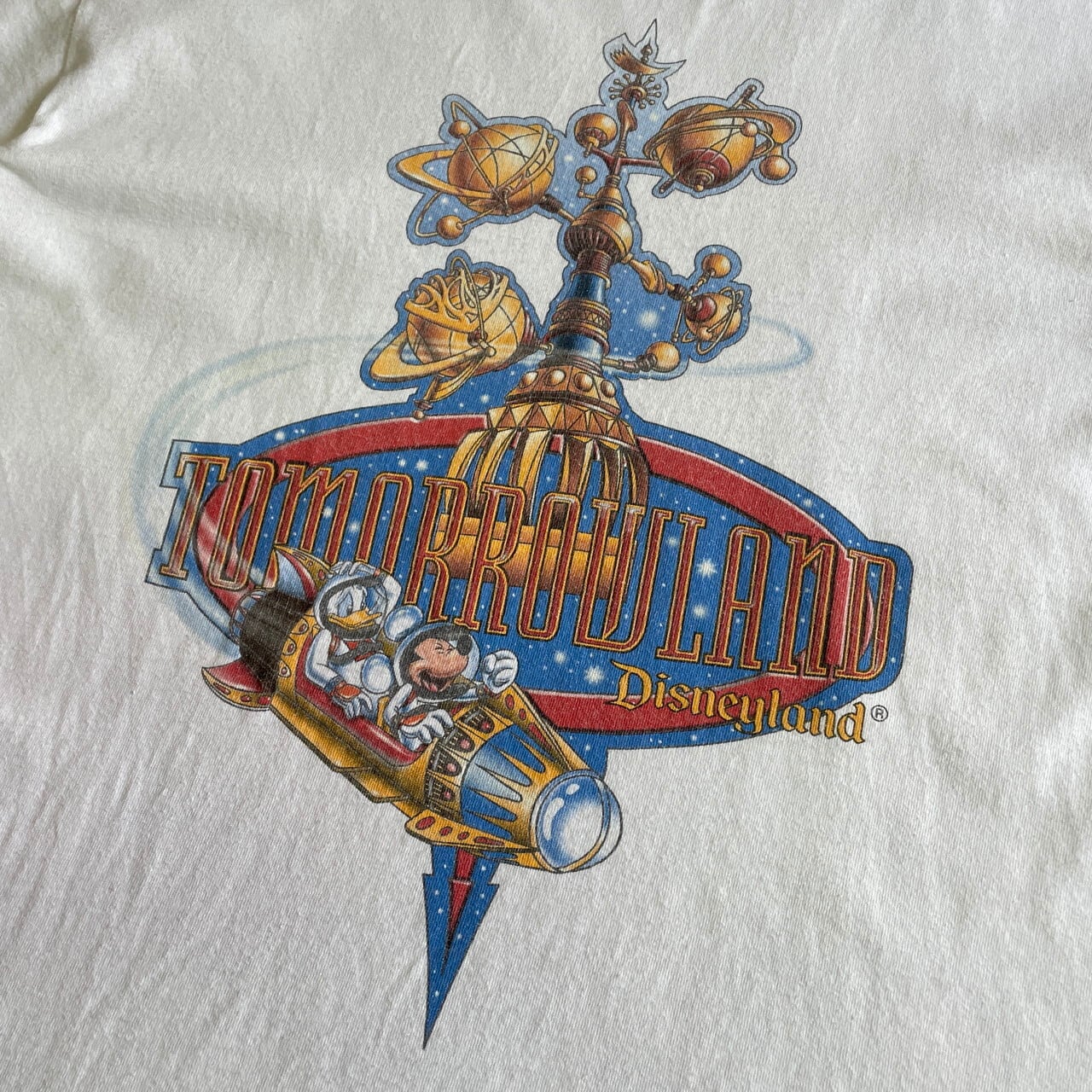 90年代 USA製 Disneyland TOMORROWLAND ミッキーマウス ドナルドダック 