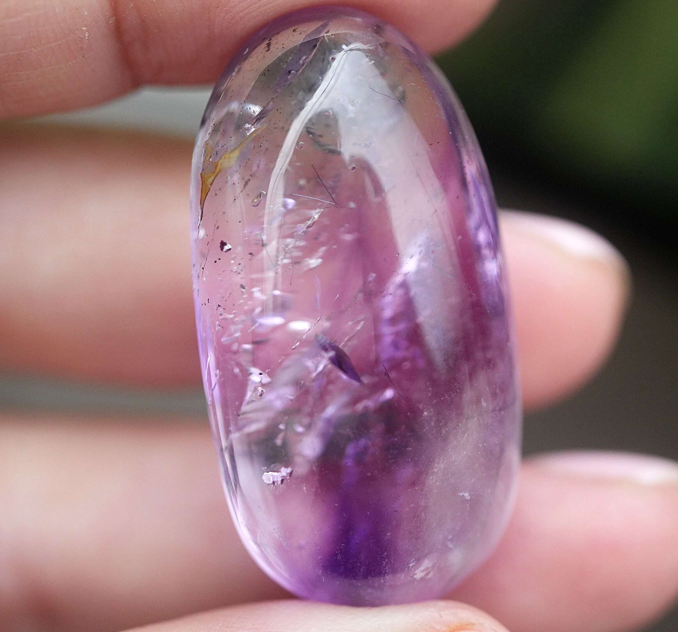 大粒☆アメシスト古代の水☆中粒☆水入り水晶 s1513 | Funky garuda