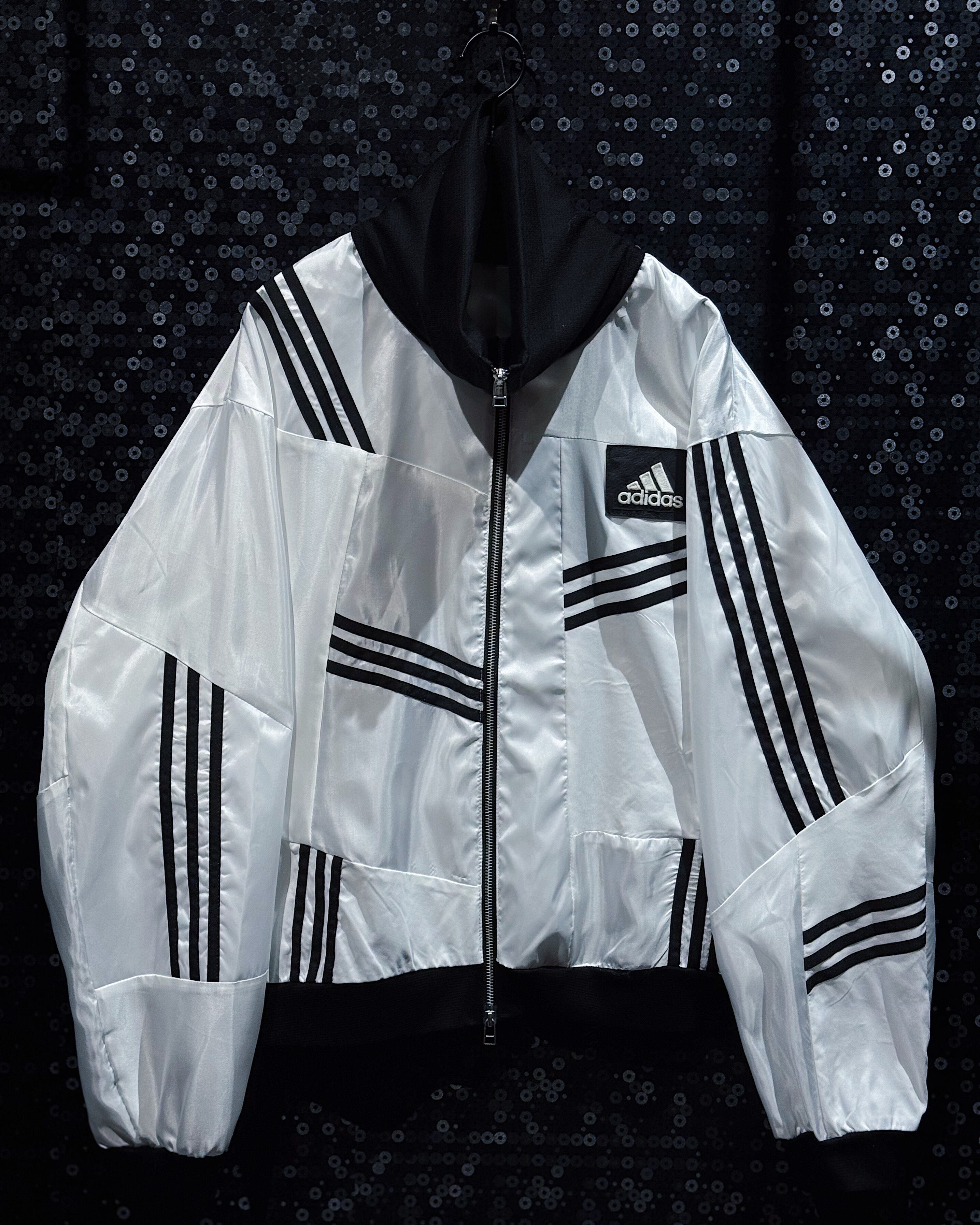【ÆIEM】Special “original re:make” vintage patch work design High-neck track jacket
