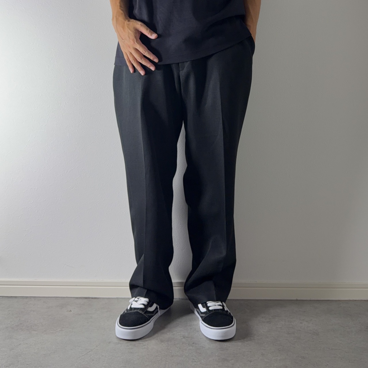 90s Levi's ACTION SLACKS BLACK [W38L29] 古着 - 11