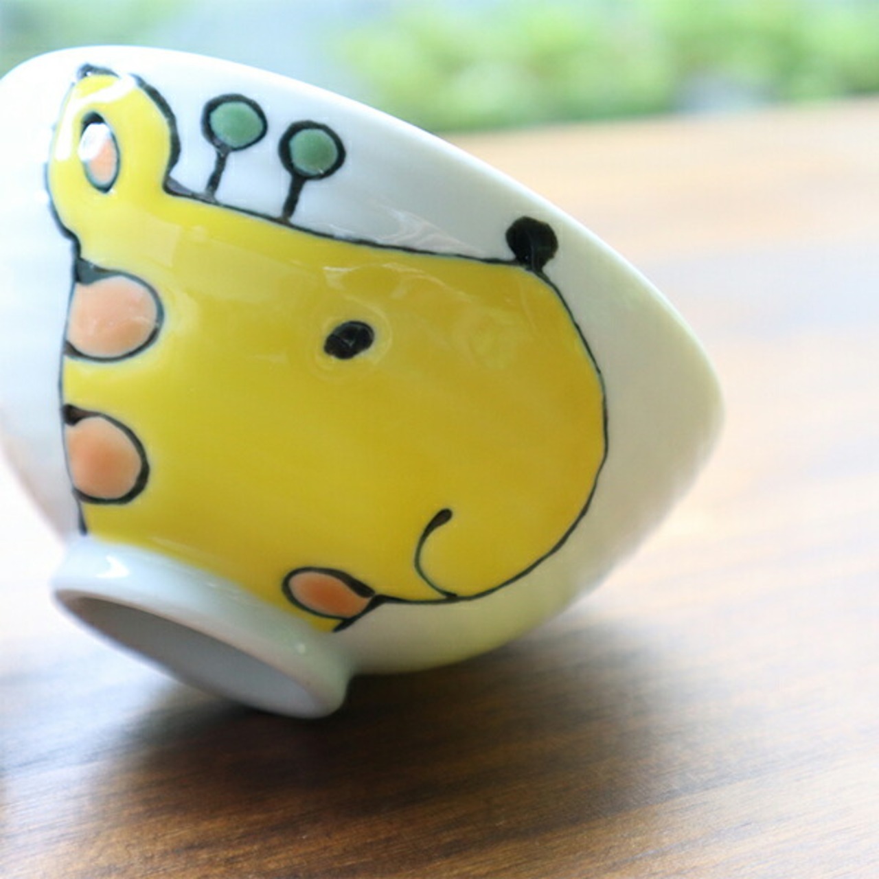 波佐見焼　きりん　ミニ茶碗 15-057