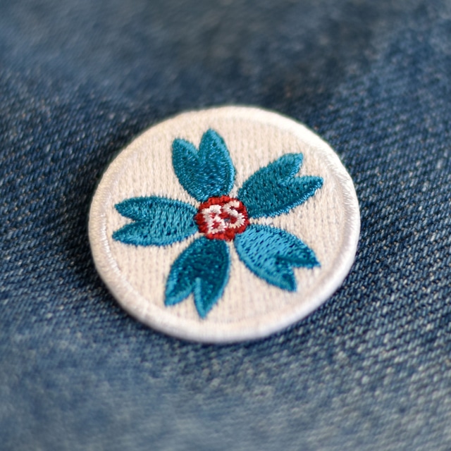 ORIGINAL "BLUE SAKURA" patch