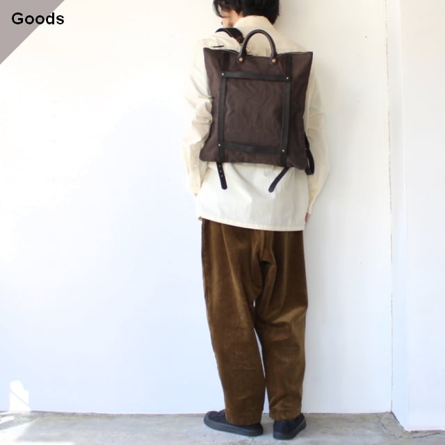 VASCO-CANVAS×LEATHER 2WAY HELMET BAG