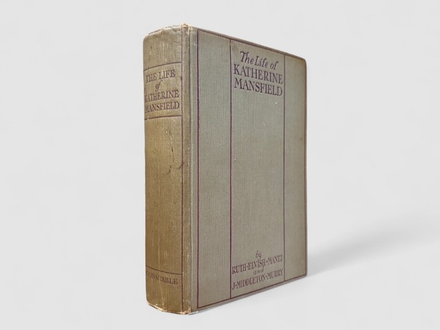 【SL901】【FIRST EDITION】The Life of Katherine Mansfield(1933) /Ruth Elvish Mantz & J. Middleton Murry
