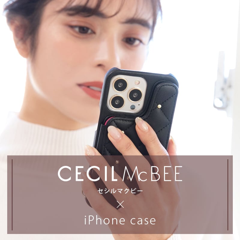 CECIL McBEE 「キルティング背面iPhoneケース」 | mfactory