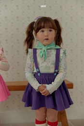 韓国子供服 / ÜEO / ハーモニーサロペットスカート / 秋服 *S~JS*