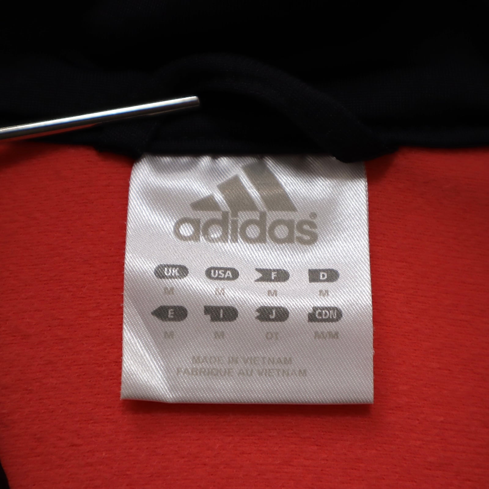 00s adidas トラックジャケット ジャージ メンズS相当 表記M 黒ピンク