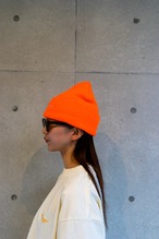 〈TGIF〉LOGO BEANIE KNIT CAP - Orange