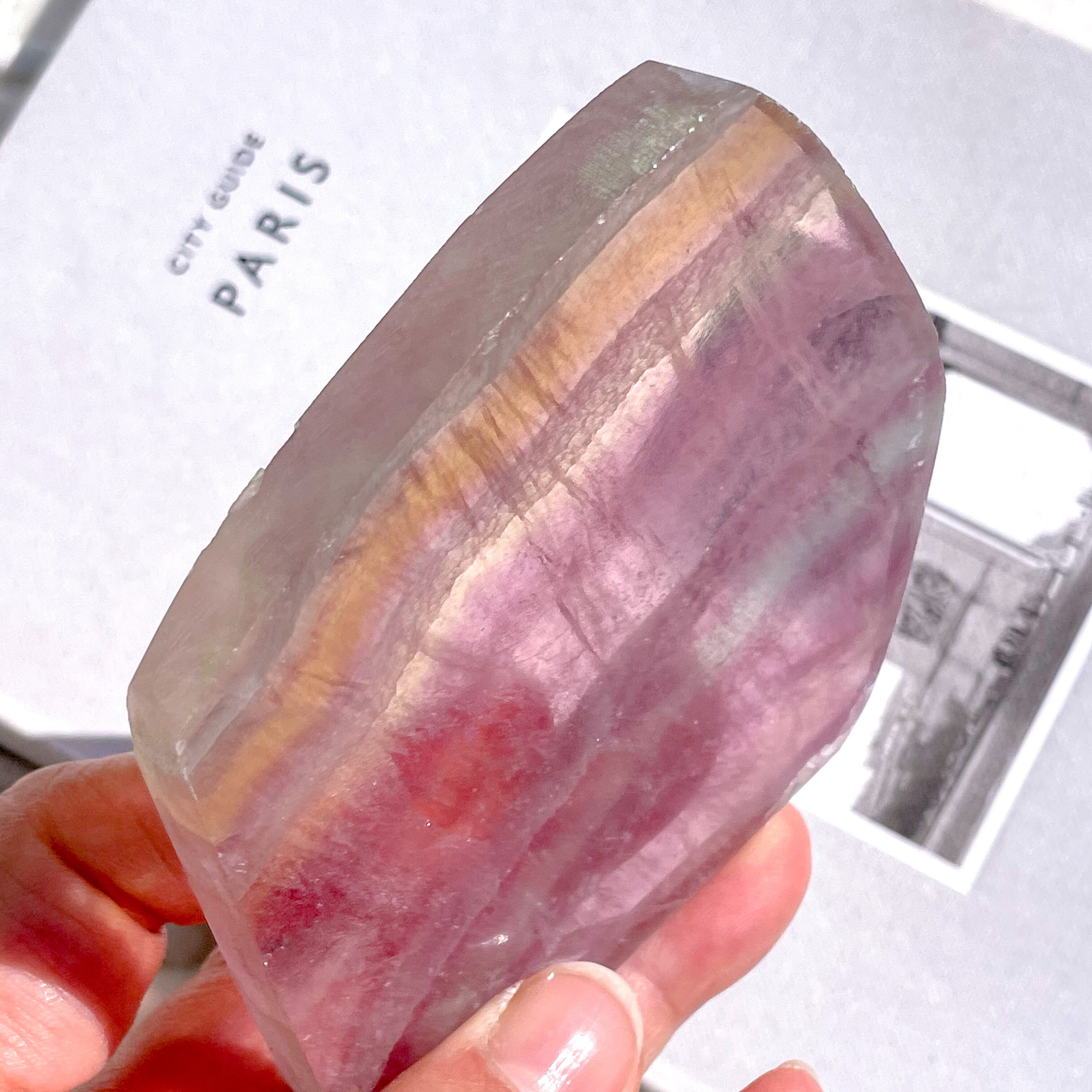 Pink Fluorite Plate 3 ✧ ピンクフローライト | FLUXY - 天然石と鉱物