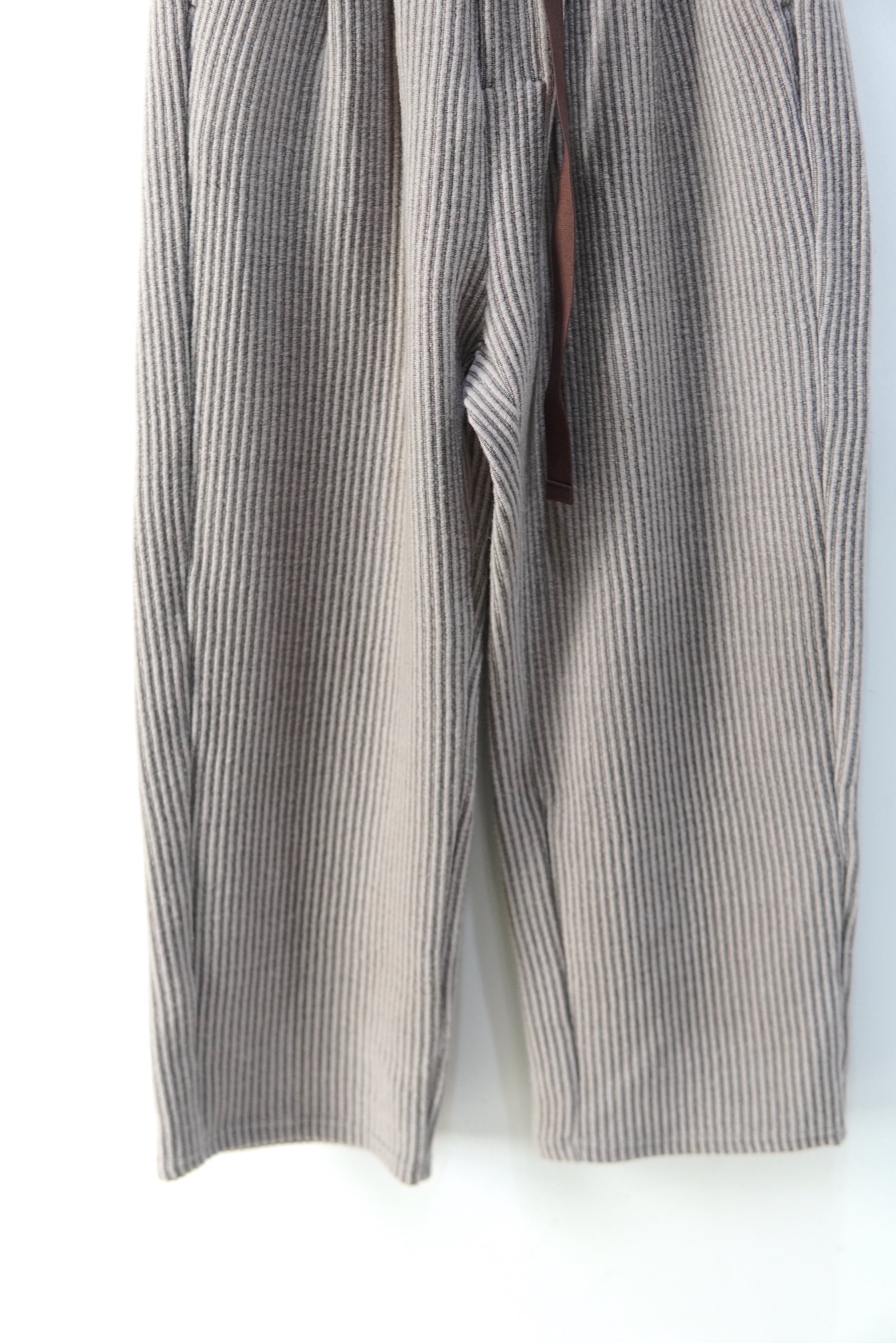 ANCELLM / WOOLCORD BELTLESS SLACKS / ANC-PT85-B | POETRY