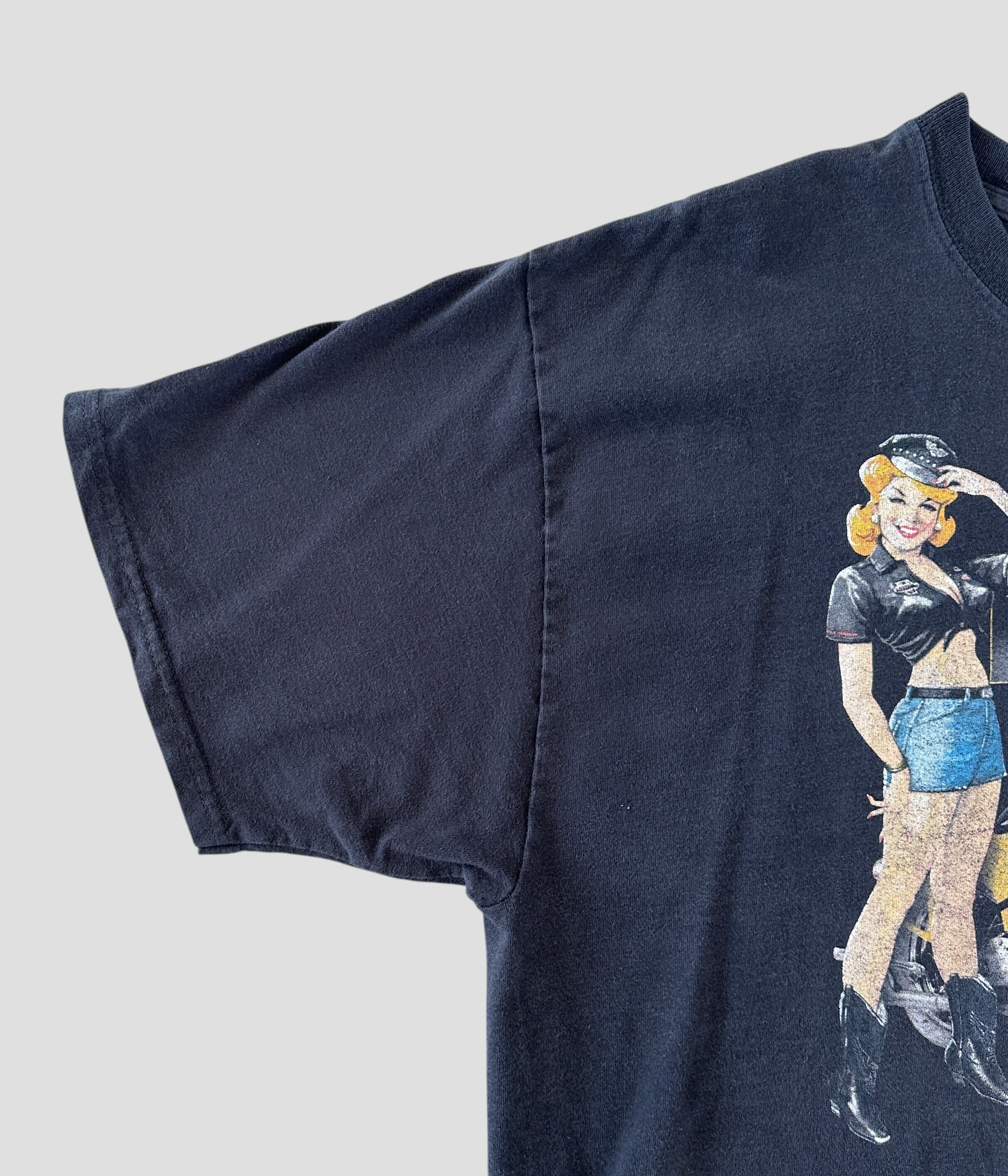 Harley Davidson- Vintage 90s L Print T-shirt | BEGGARS BANQUET公式