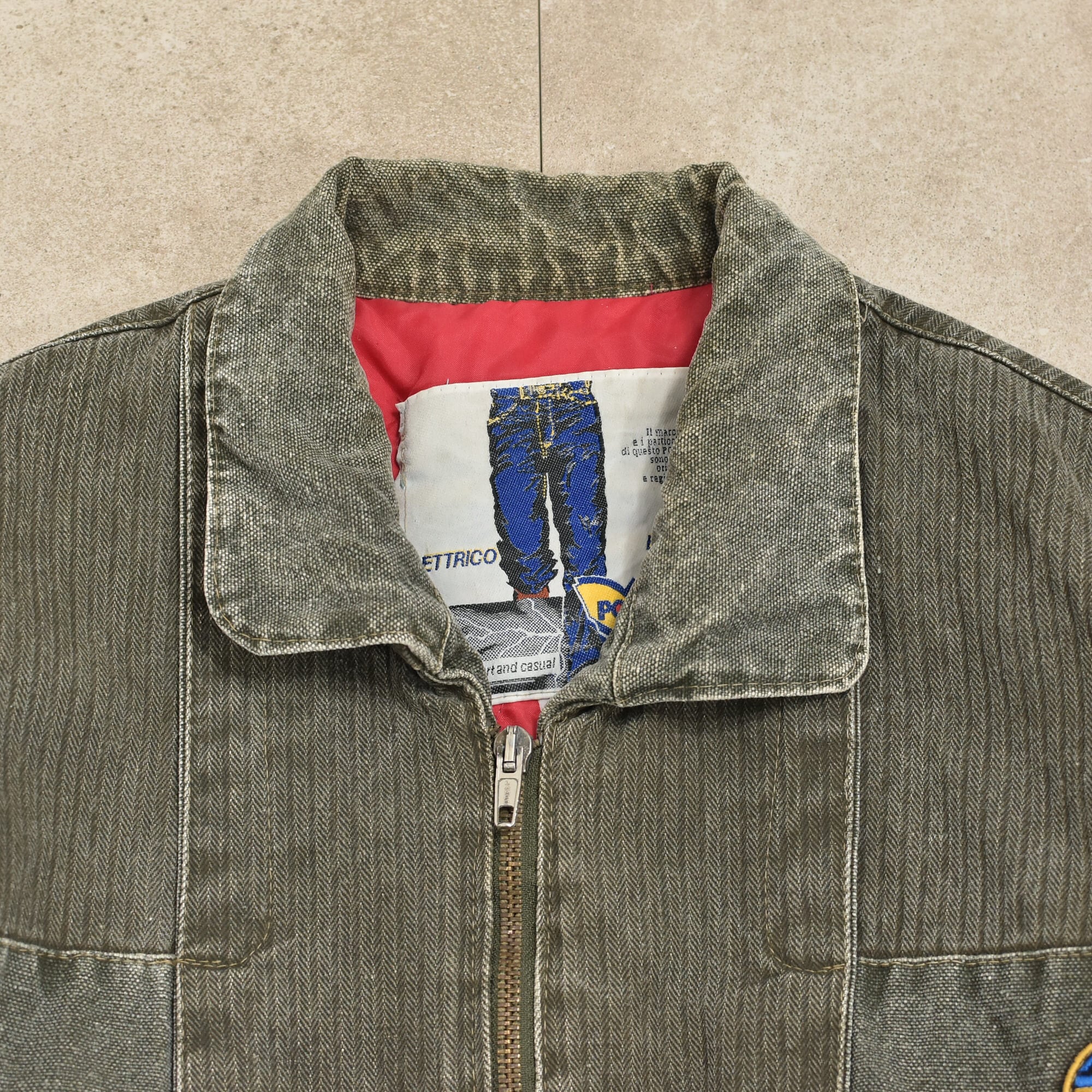 80～90s POP84 denim 2way jkt | 古着屋 grin days memory 【公式