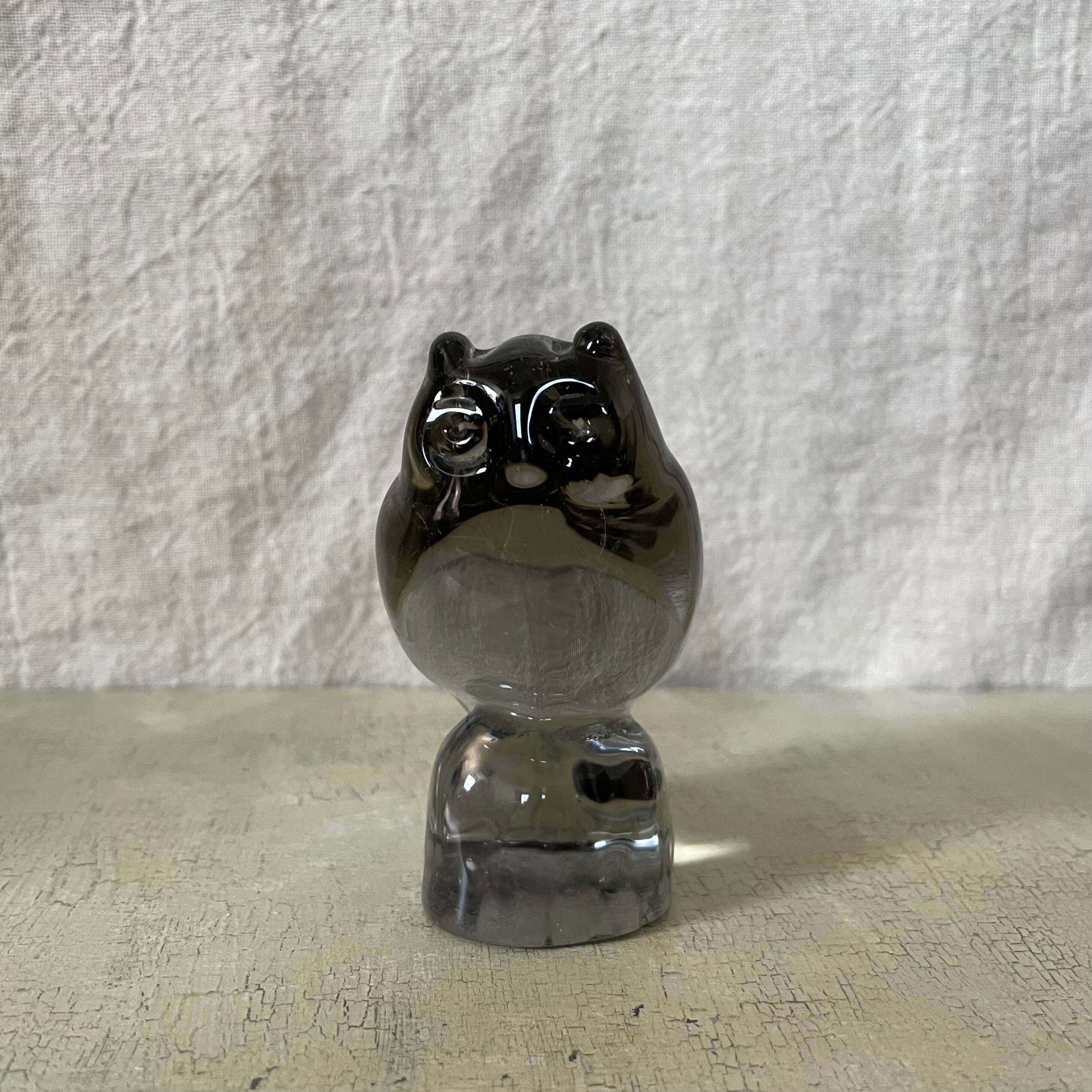 ガラスのフクロウ