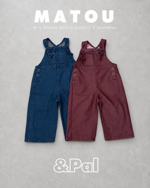 [andpal] denim salopette / 2color