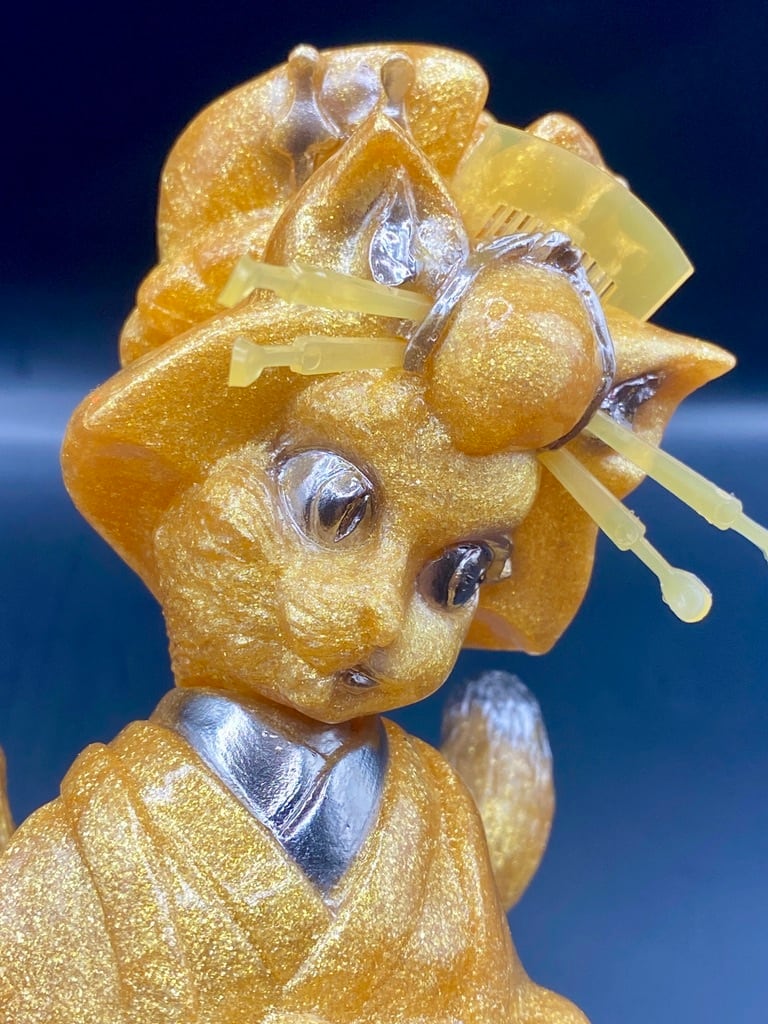 ヒカリトイズ 物ノ怪少女　化猫遊女〜地獄太夫・開運　限定　金ラメ 物ノ怪少女 化猫遊女〜地獄太夫・開運 | ヒカリトイズ