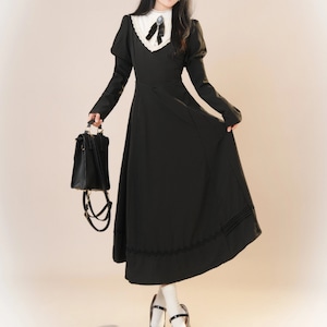 ビブヨークレースバックリボンワンピ ・74819