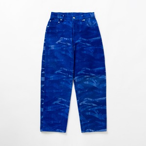 Flocky denim pants（BLUE）