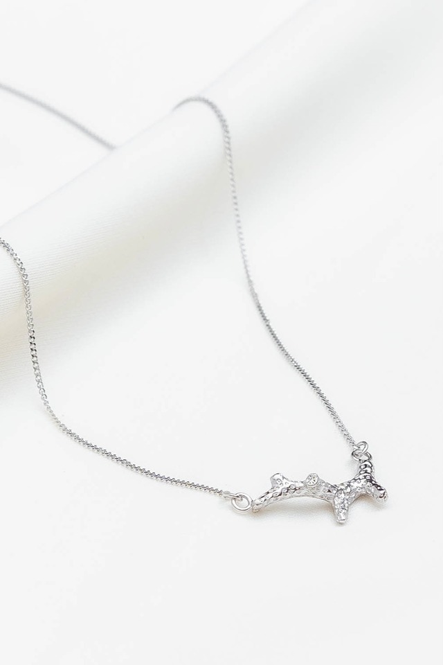 Coral Necklace　Silver925