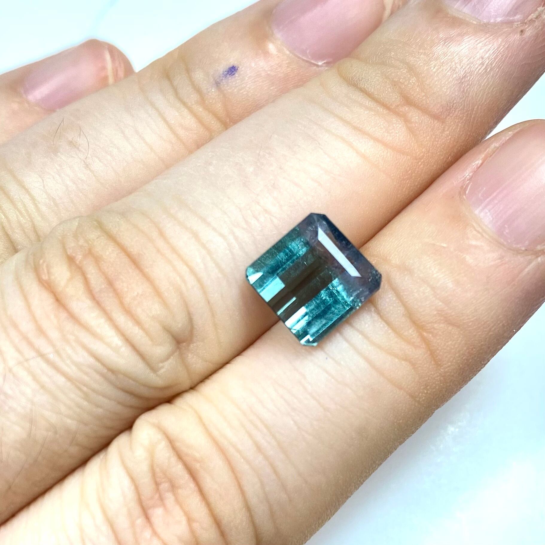 爽やかなバイカラートルマリン