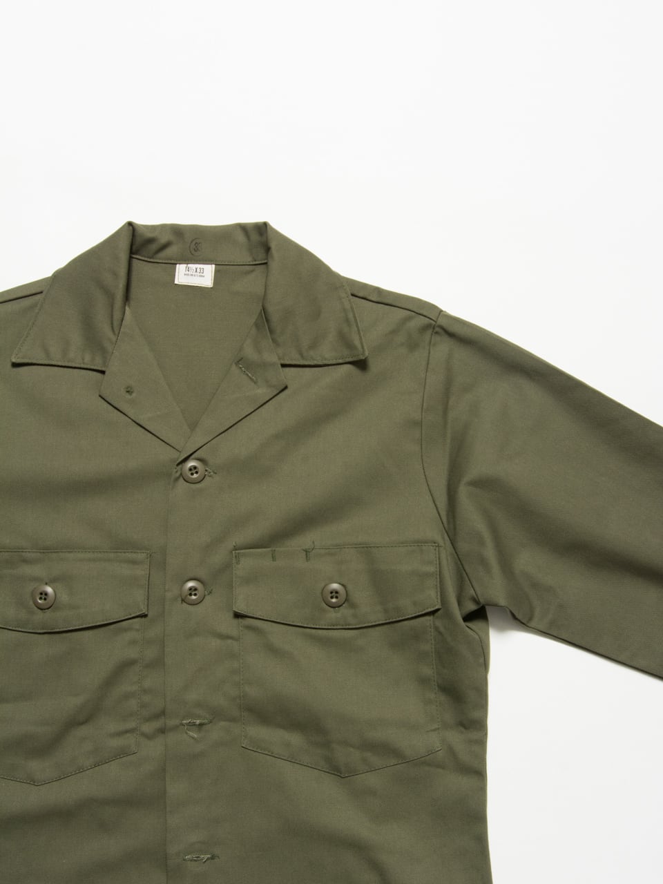 【80s vintage】U.S.ARMY deadstock utility shirt(87年納品アメリカ軍ユーティリティシャツ)9b