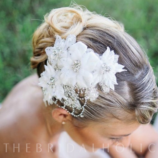 Tara Bridal Comb】 | THE BRIDAL HOLIC