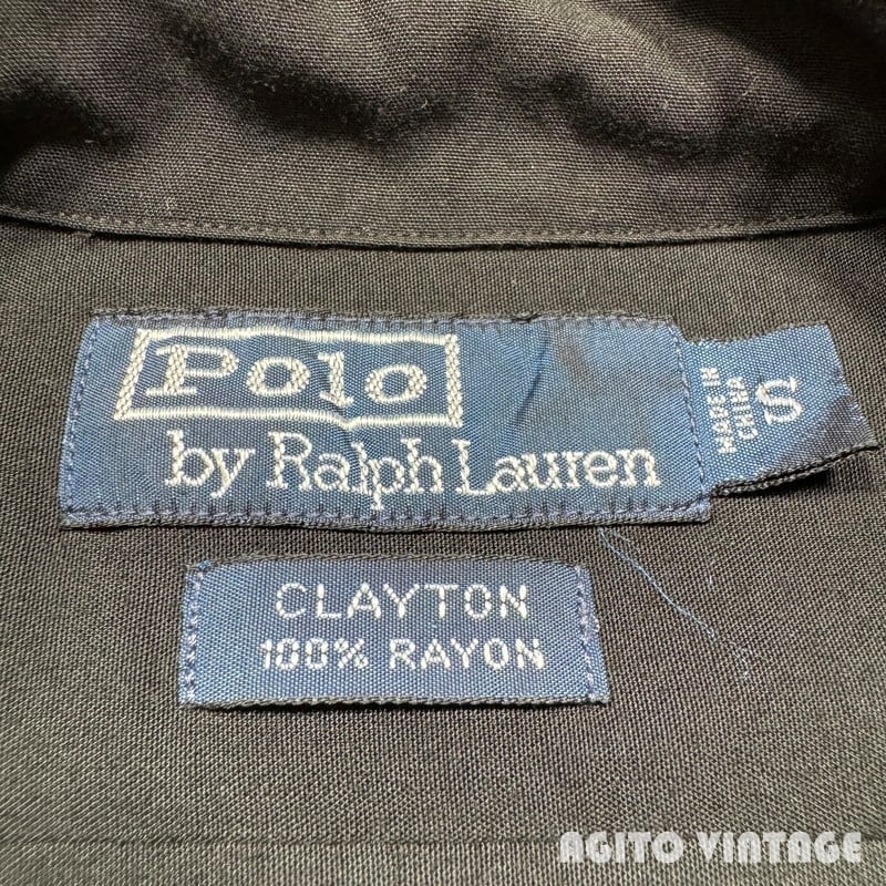 90's Polo by Ralph Lauren rayon shirt Dragon Print ポロラルフ