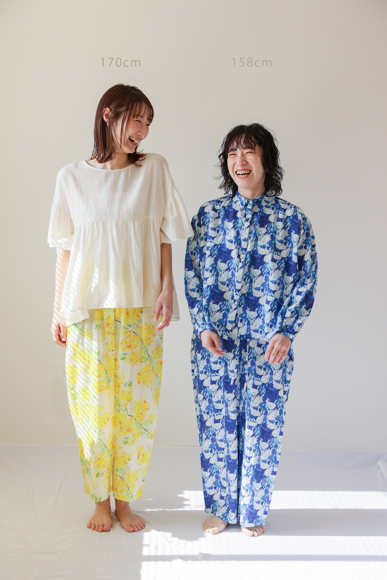 パンジー｜ オーガニックコットンワイドパンツ