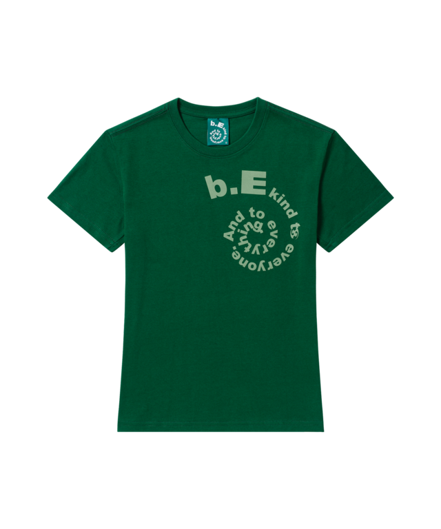 [SAN SAN GEAR] SAN SAN X b.E SWIRL T-SHIRT_0 [GREEN] 正規品 韓国ブランド 韓国通販 韓国代行 韓国ファッション sansan san san サンサンギア