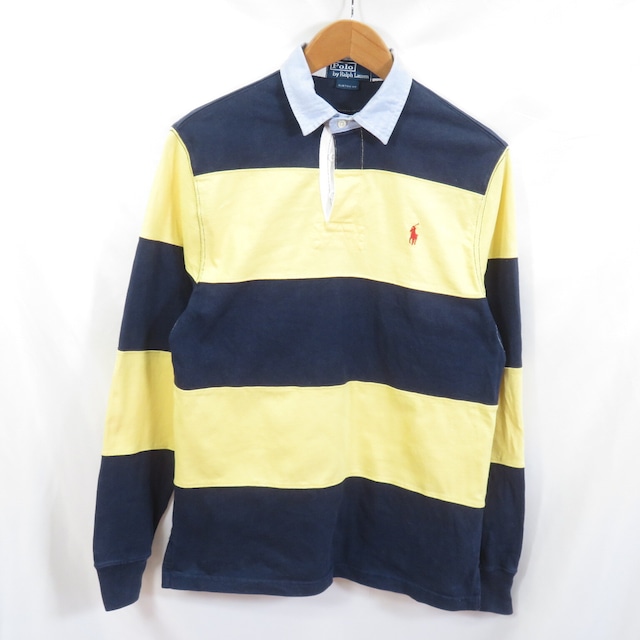 POLO RALPH LAUREN ボーダー ラガーシャツ sizeM/ラルフローレン 0803