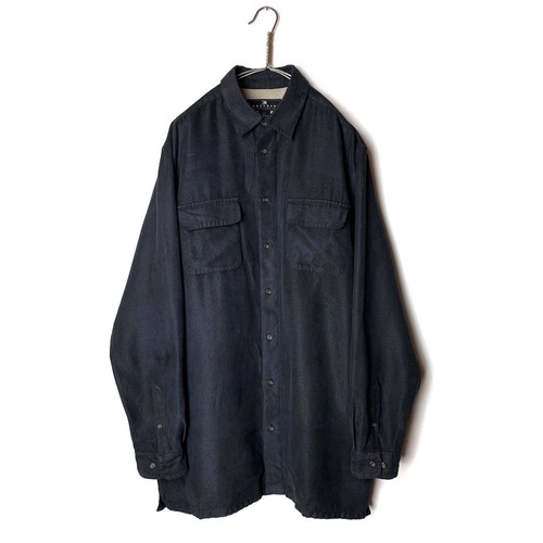 Vintage Big Silhouette Peach Skin Shirts [1990s-] Vintage Peach Skin Shirts