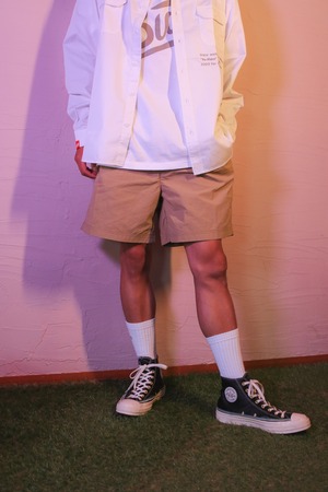 NYLON EAZY SHORTS [SAND]