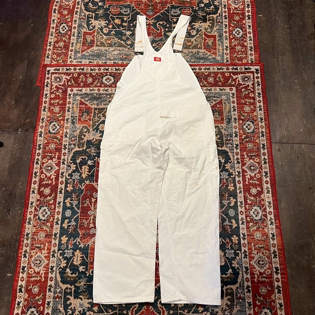 90s〜 Dickies ペインター オーバーオール ワークパンツ ホワイト