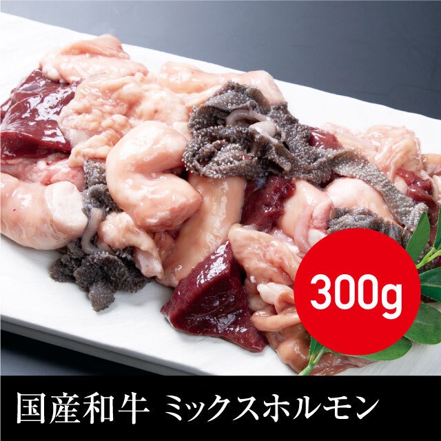 国産和牛 ミックスホルモン（真空パック） 冷凍 300g