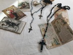 FRANCE 1900's antique Holy card
