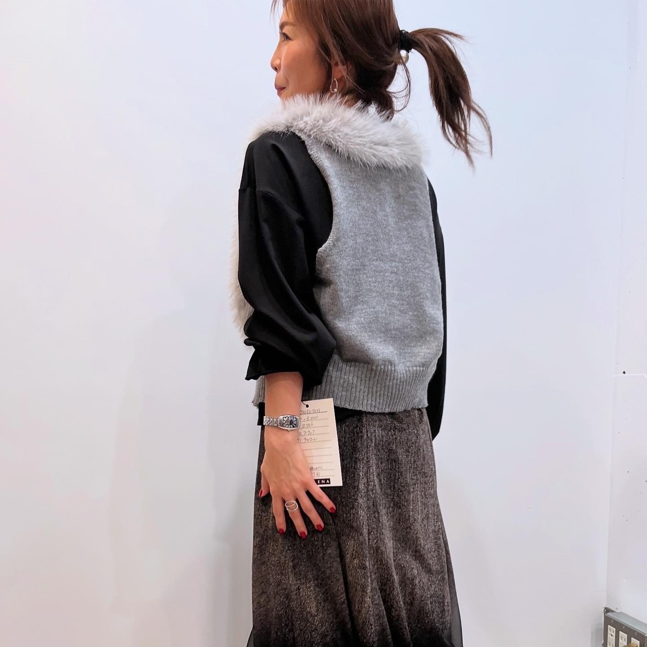 ガレナ galena GALENA ショートファーベスト