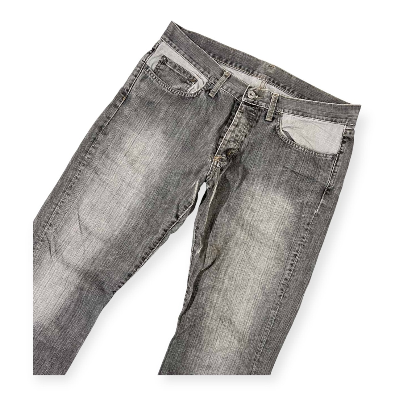 G-STAR ジースター ボタンフライ デニムパンツ W34 /グレー系/メンズ