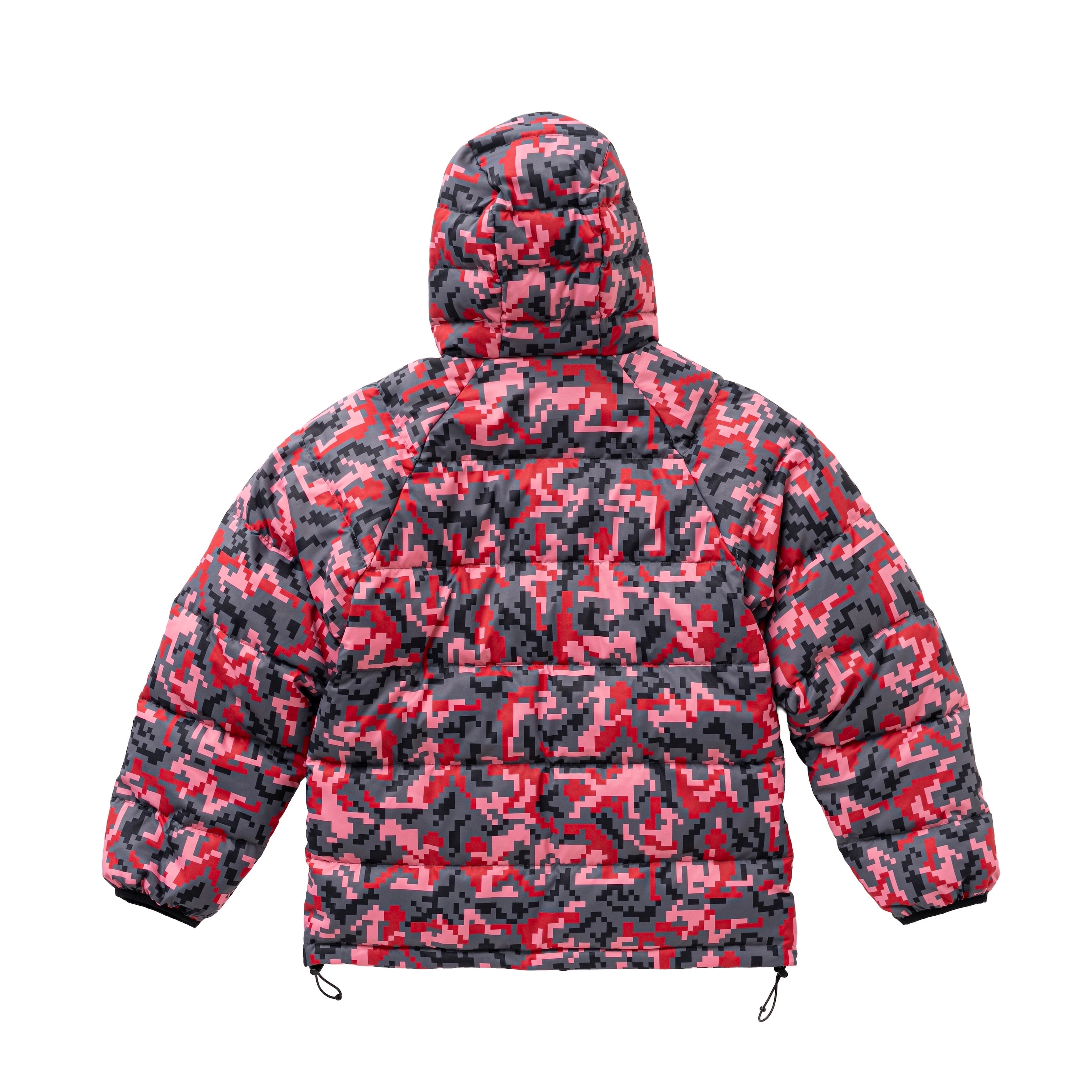 SPECIAL GUEST K.K. SEX CAMO Reversible Down Jacket (RED / BLACK