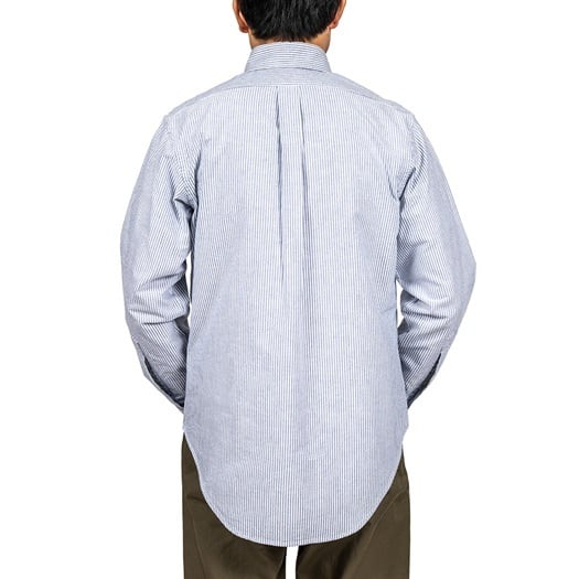 WORKERS(ワーカーズ)～7 Button BD, Stripe OX, Blue～ | Amboy